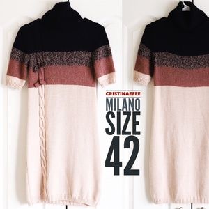 Cristinaeffe Sweater Dress Size 42 Made in Italy